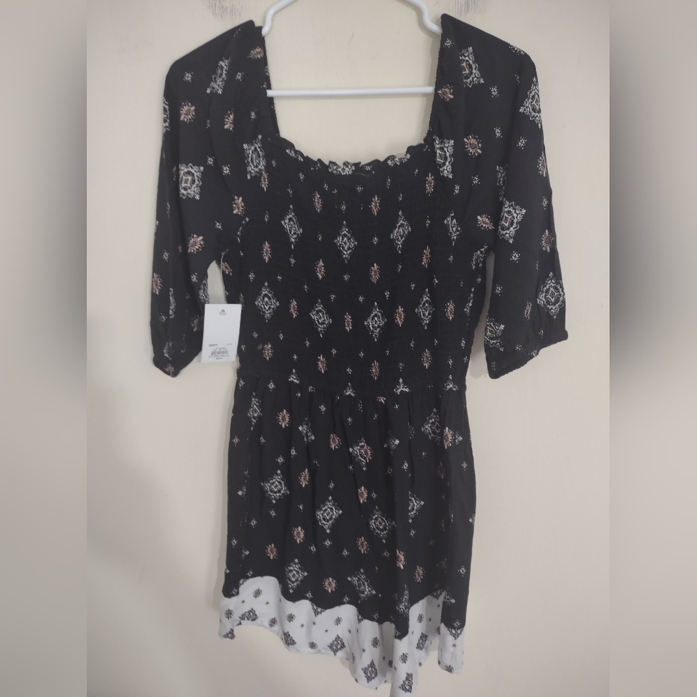 So Romper Medium‎ Milkmaid Whimsigoth Boho Casual Preppy Festival Indie Sleaze - Picture 6 of 6
